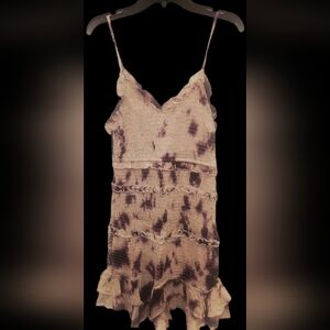 VINTAGE HAVANA - Lavender And Purple Stretch Sundress - Size M